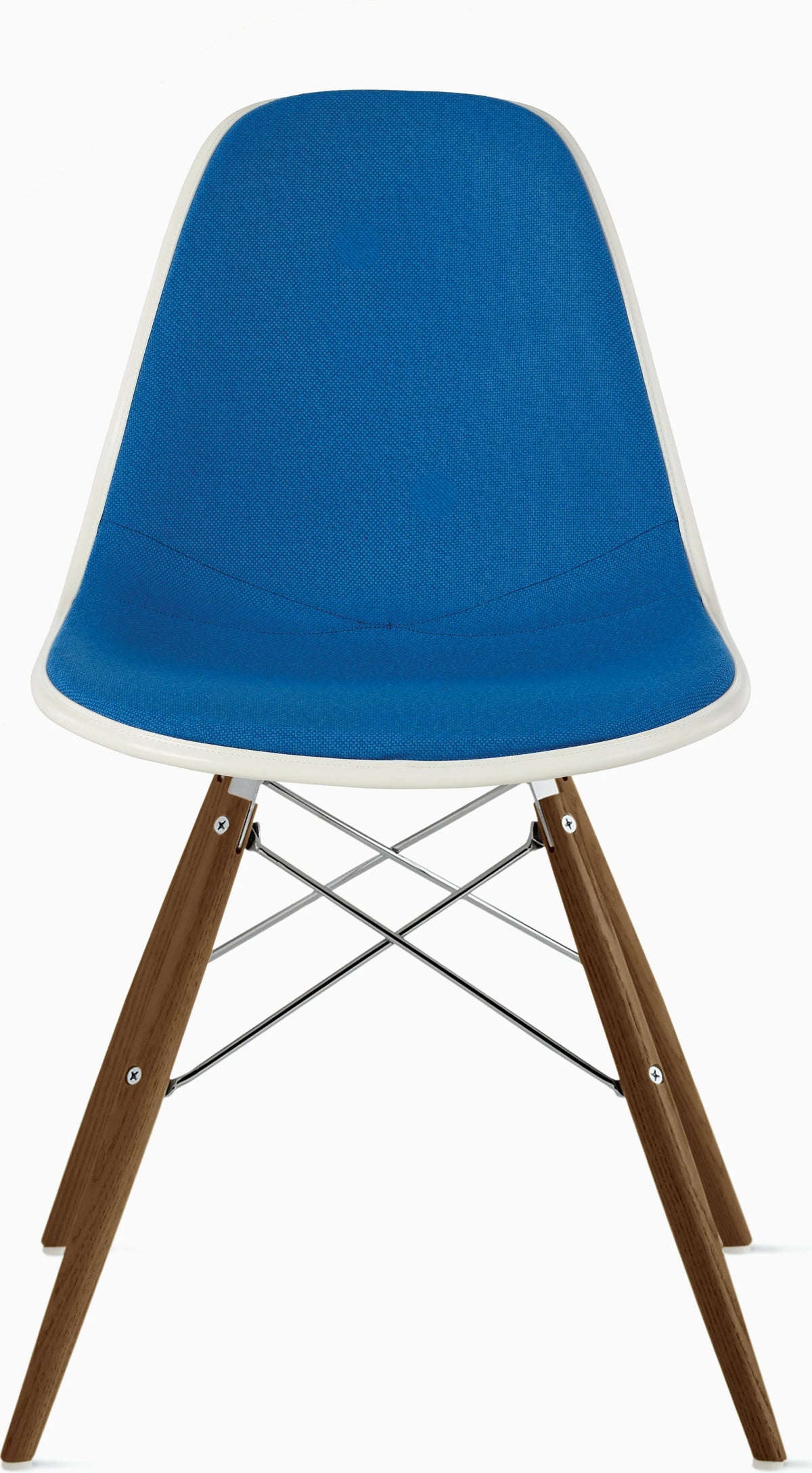 Eames Upholstered Molded Plastic Side Chair