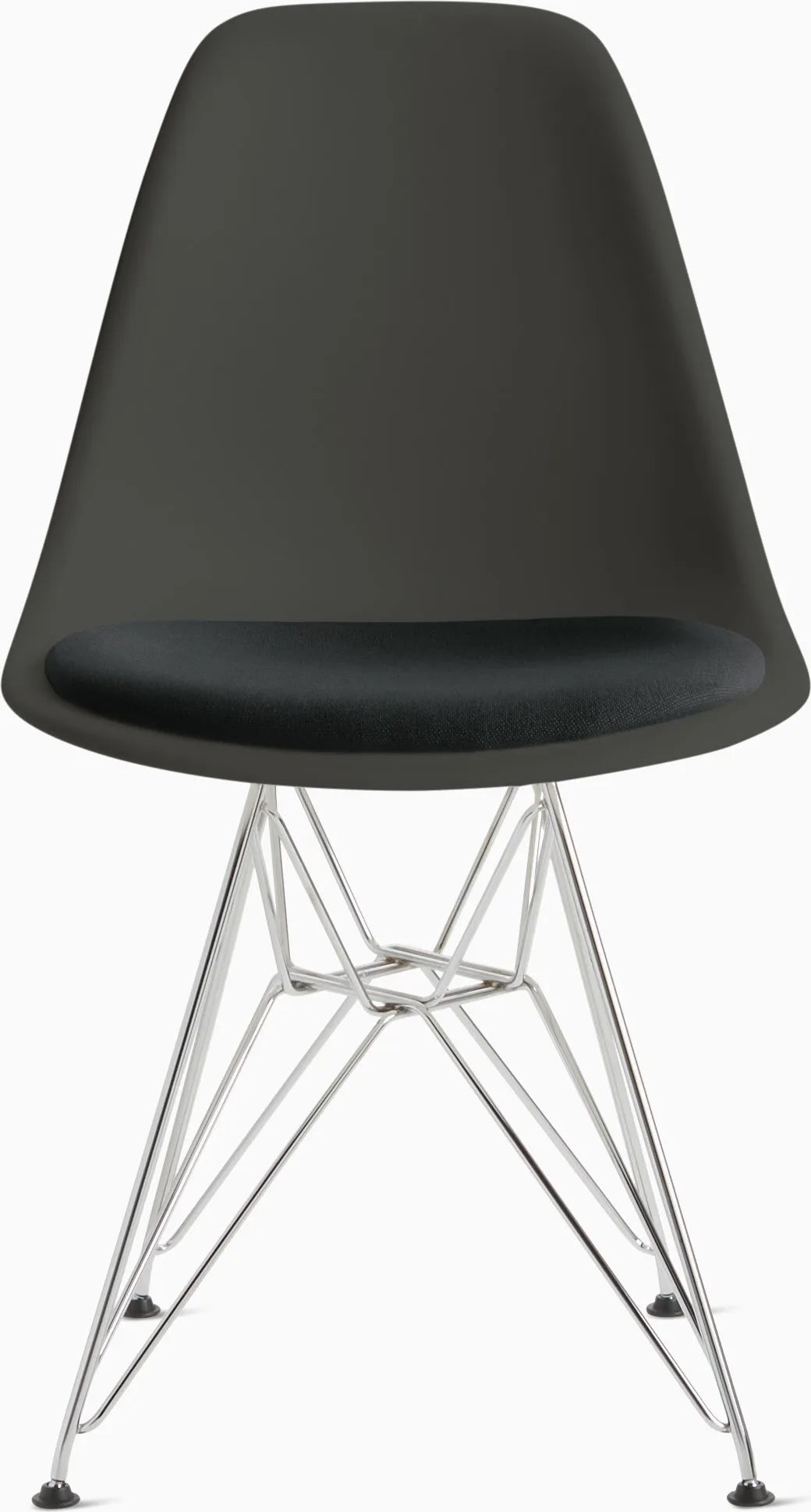 Eames Molded Plastic Side Chair with Seat Pad