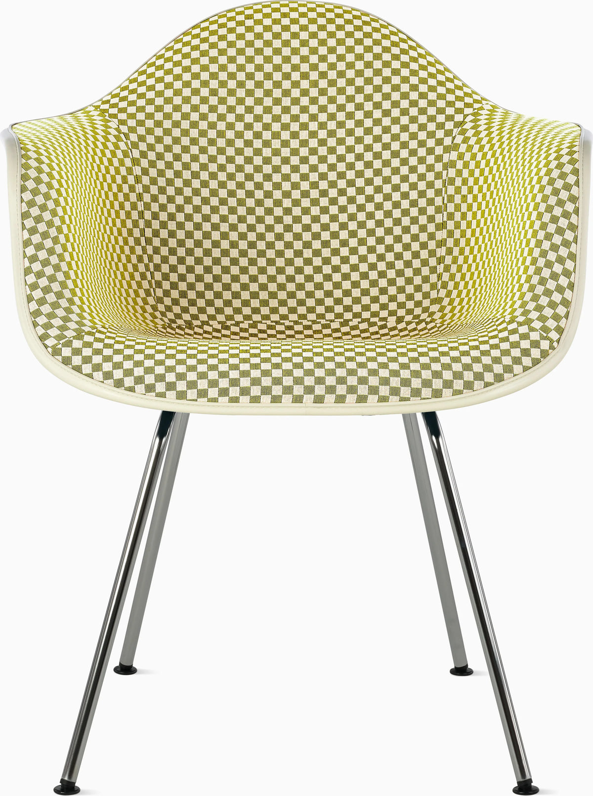 Eames Upholstered Molded Plastic Armchair