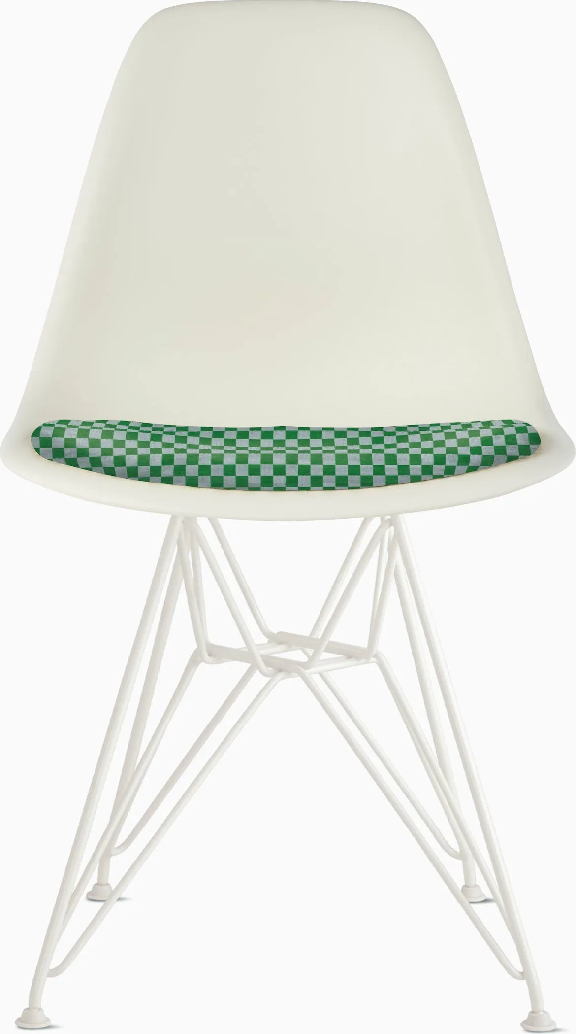 Eames Molded Plastic Side Chair with Seat Pad