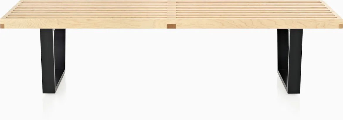 Nelson Platform Bench, Wood Base