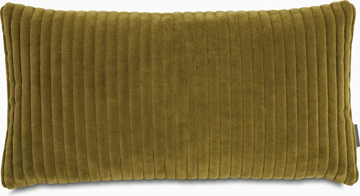 Wide Corduroy Lumbar Throw Pillow