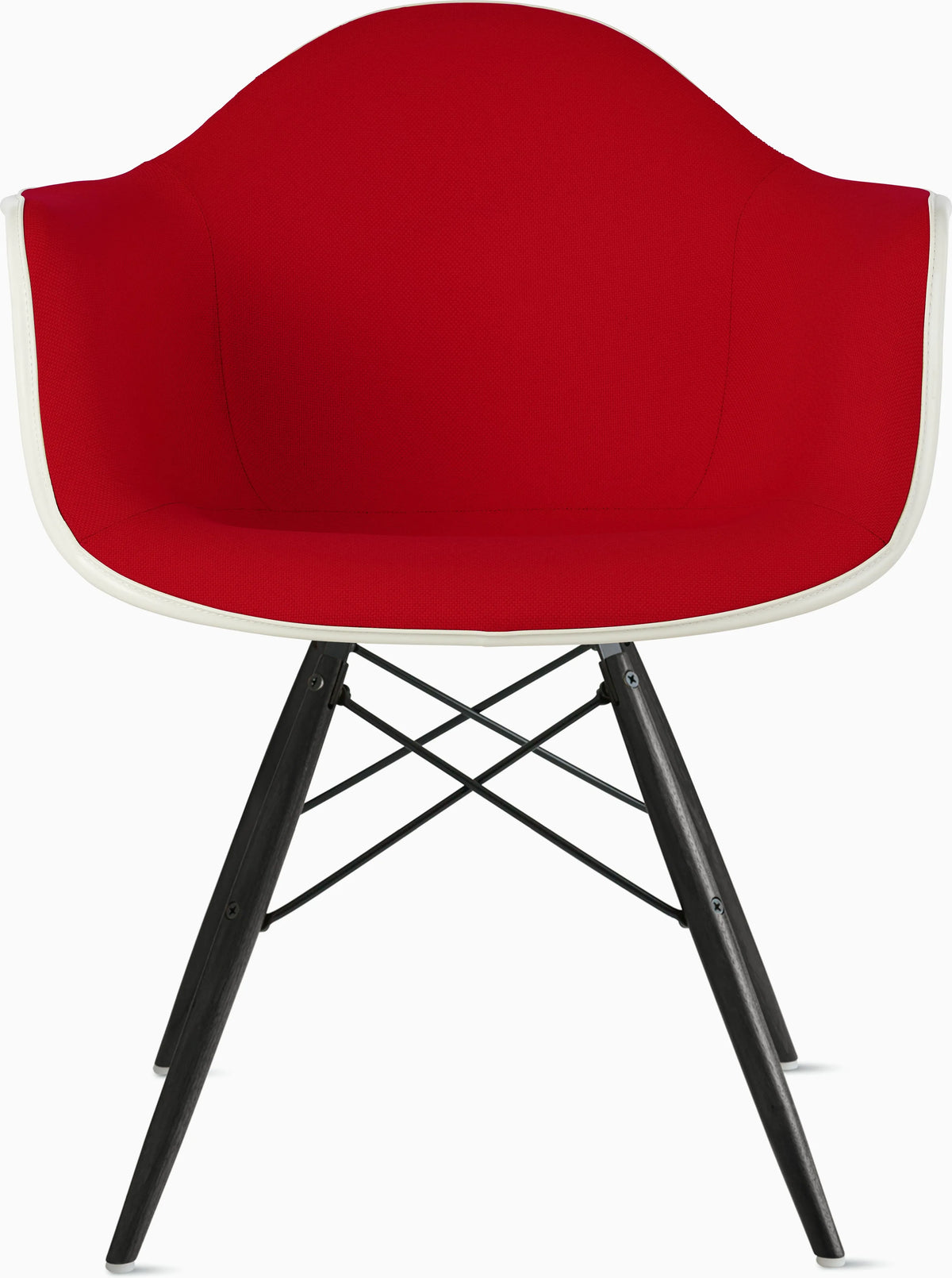 Eames Upholstered Molded Plastic Armchair