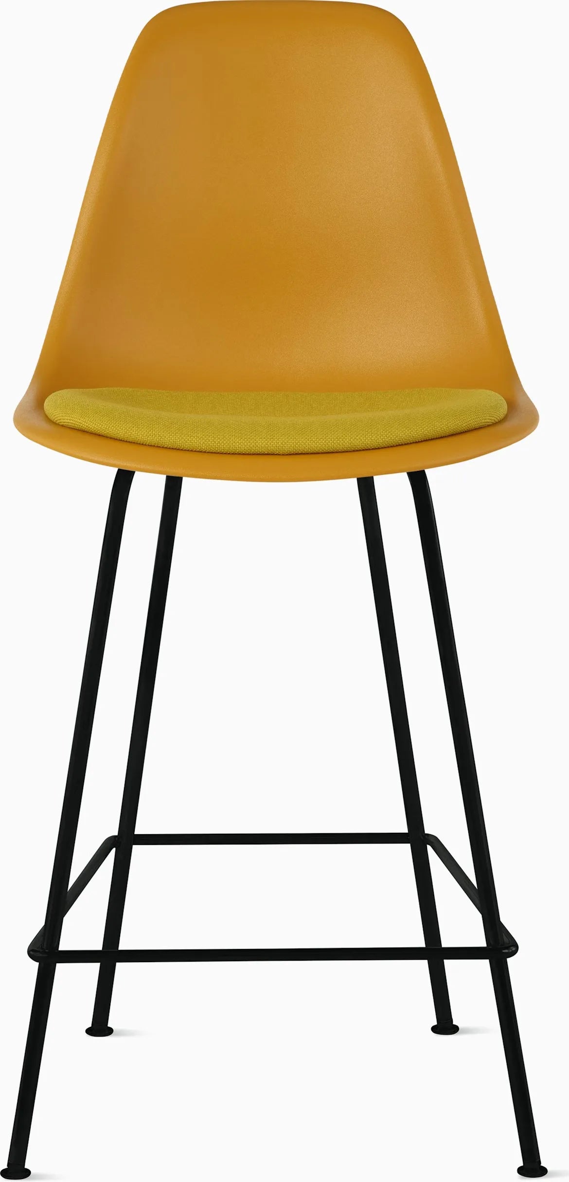 Eames Molded Plastic Stool with Seat Pad