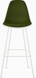 Eames Upholstered Molded Plastic Stool