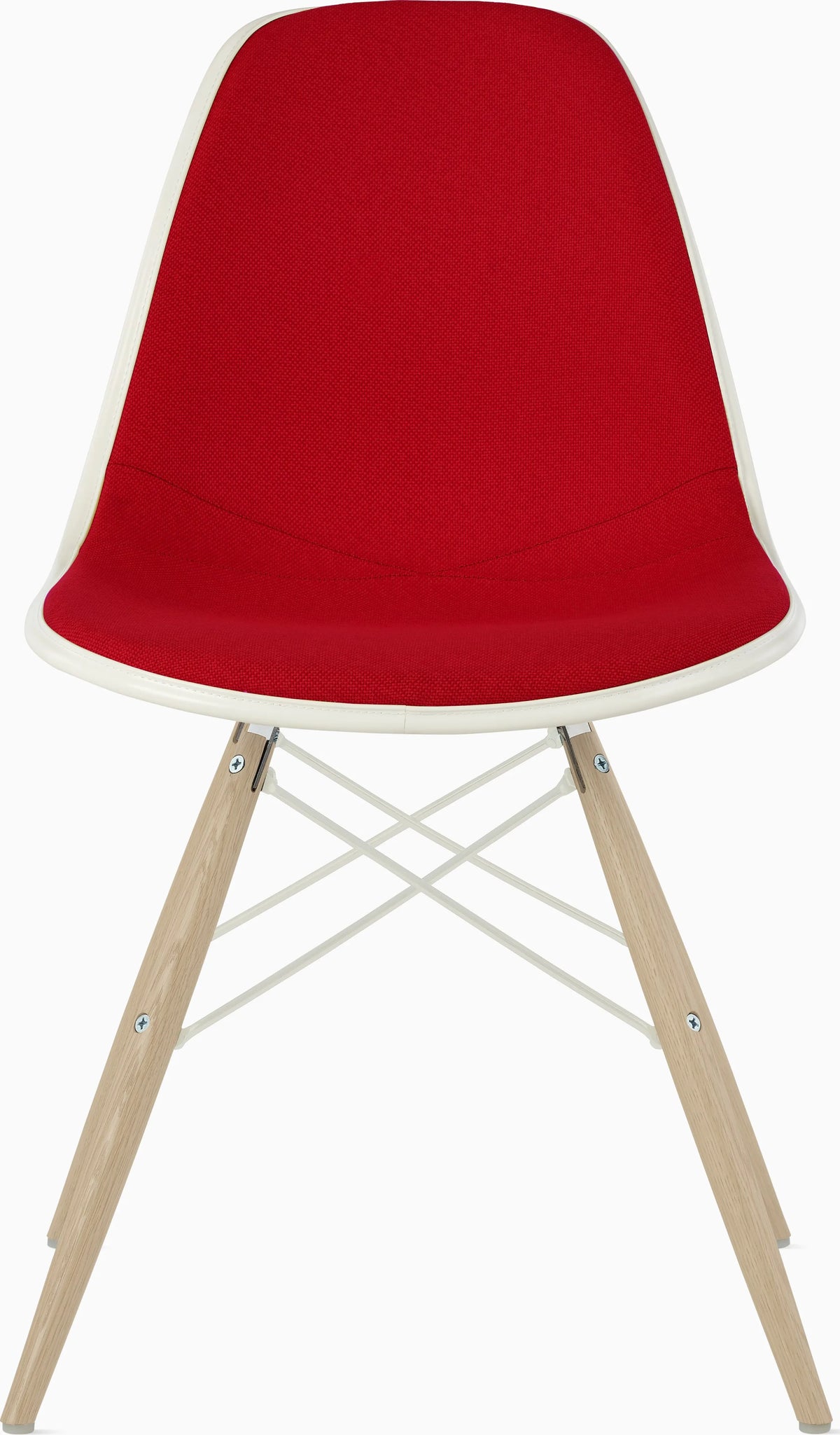 Eames Upholstered Molded Plastic Side Chair