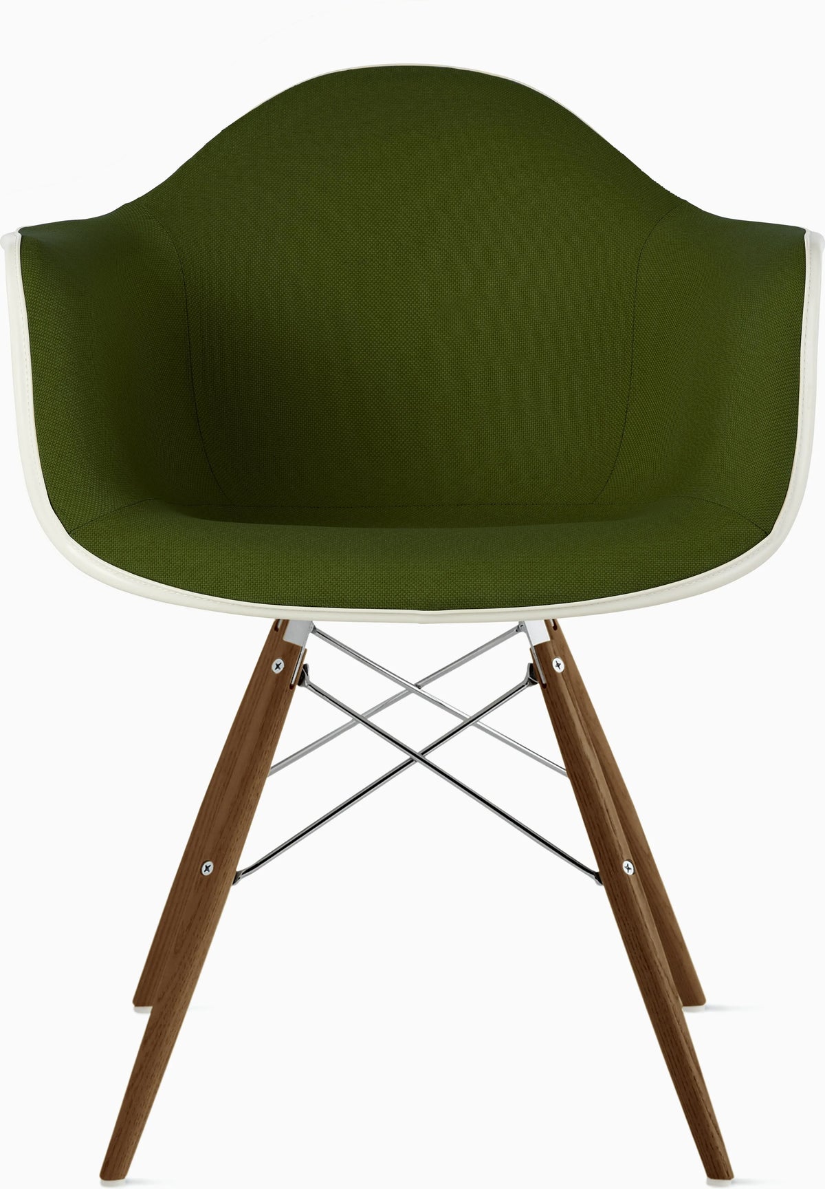 Eames Upholstered Molded Plastic Armchair