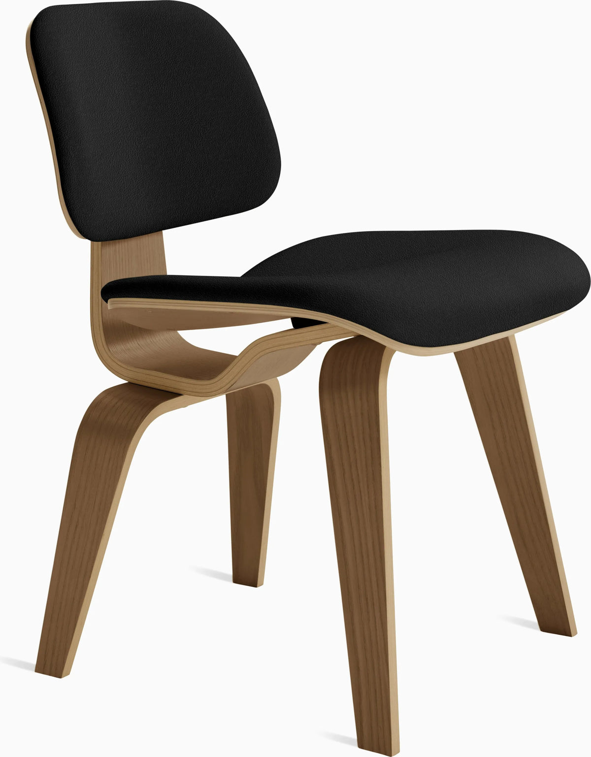 Eames Molded Plywood Dining Chair Wood Base (DCW), Non Upholstered