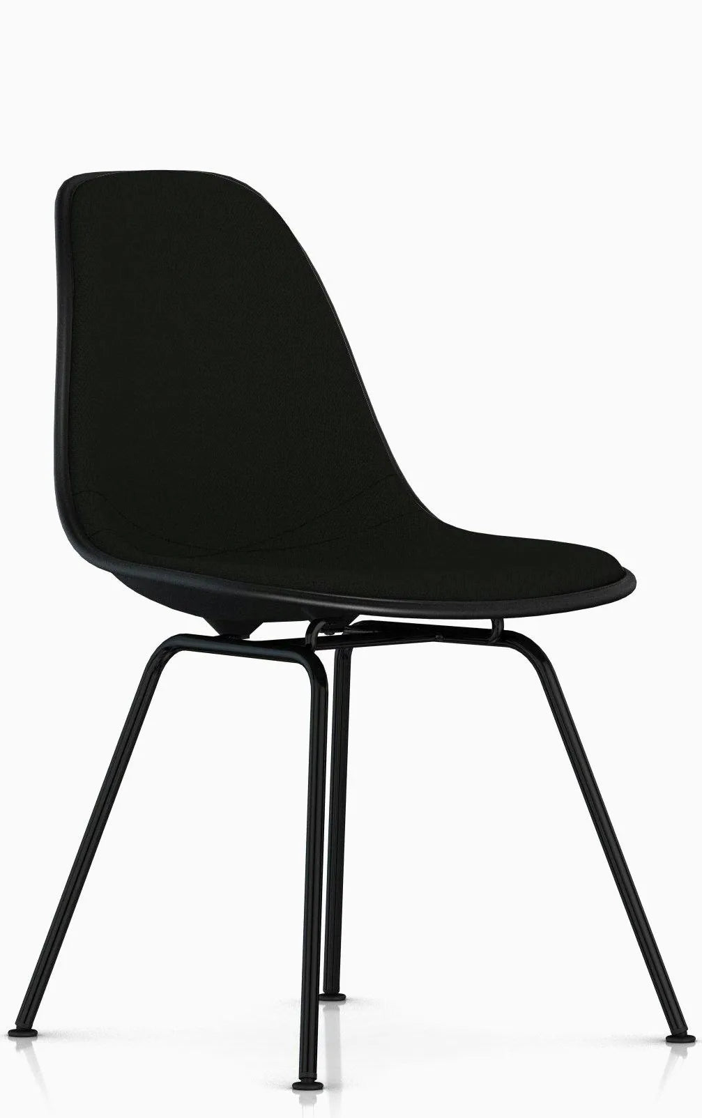 Eames Upholstered Molded Plastic Side Chair