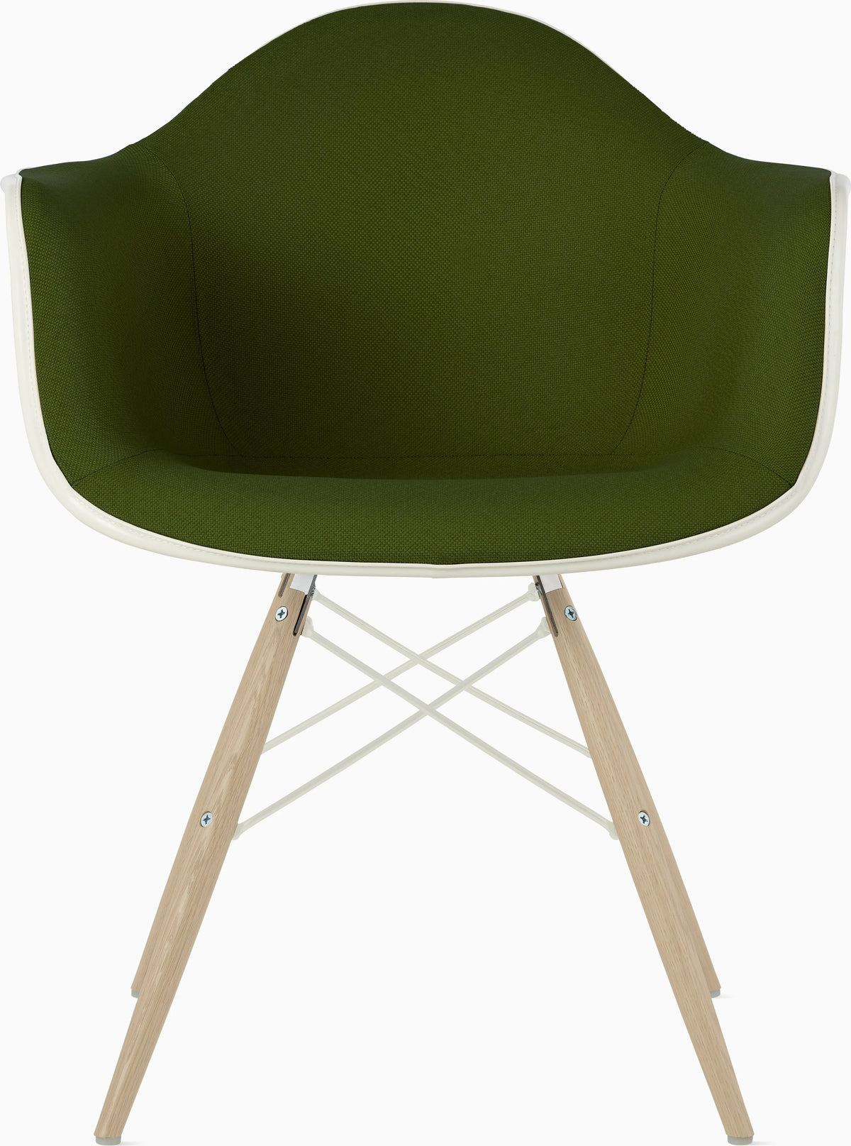 Eames Upholstered Molded Plastic Armchair