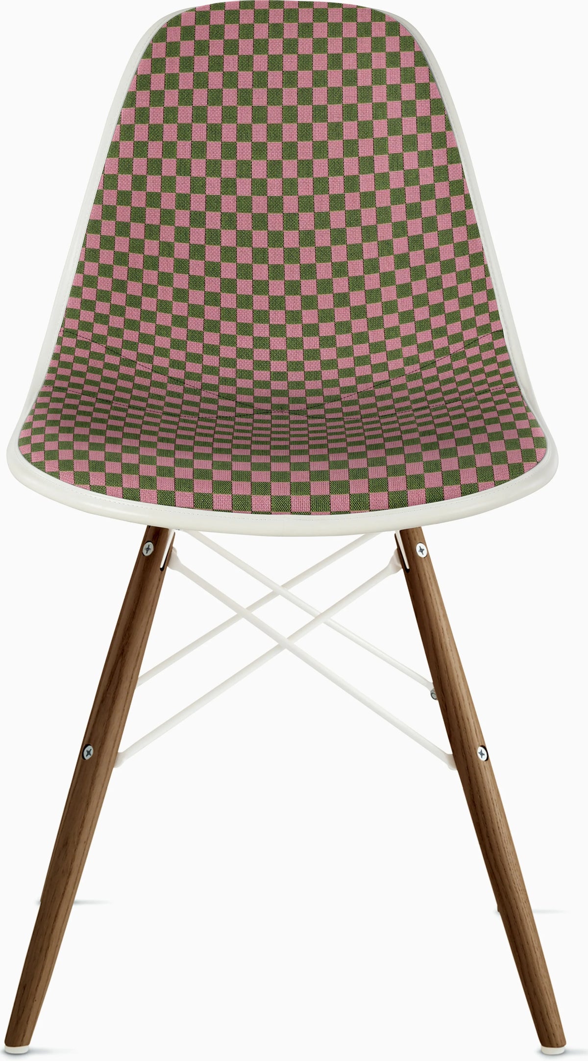 Eames Upholstered Molded Plastic Side Chair