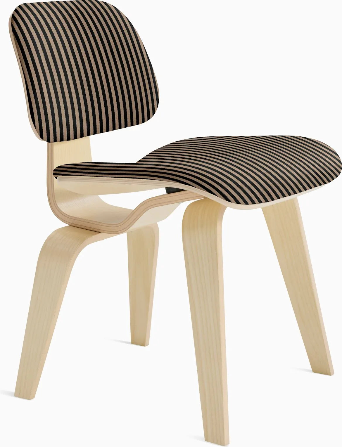 Eames Molded Plywood Dining Chair Wood Base (DCW), Non Upholstered