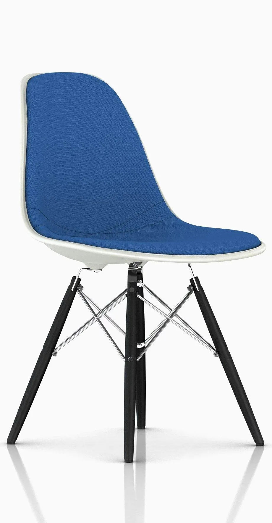 Eames Upholstered Molded Plastic Side Chair