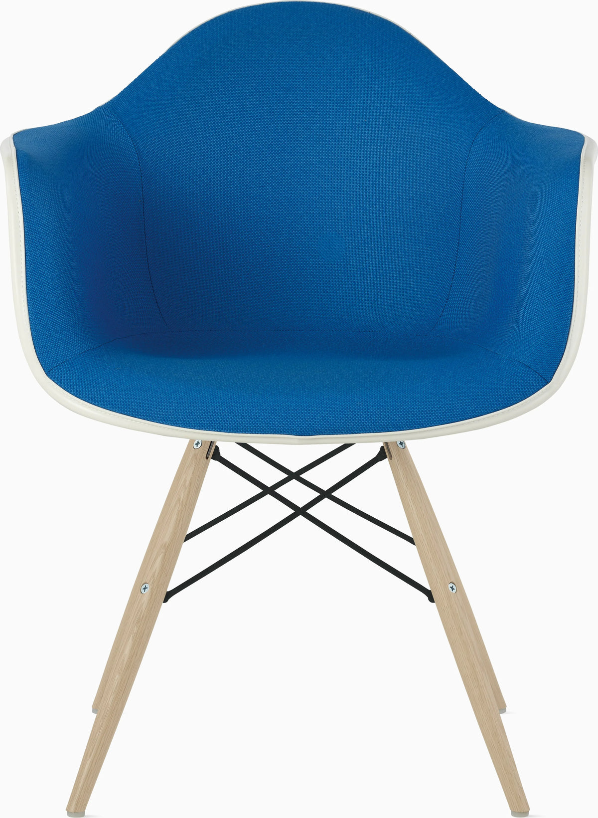 Eames Upholstered Molded Plastic Armchair