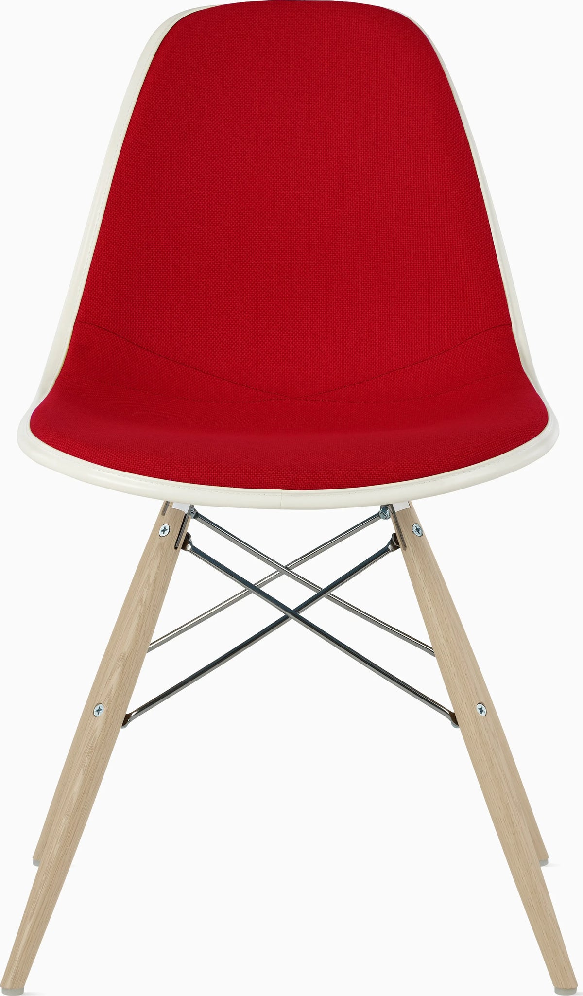 Eames Upholstered Molded Plastic Side Chair
