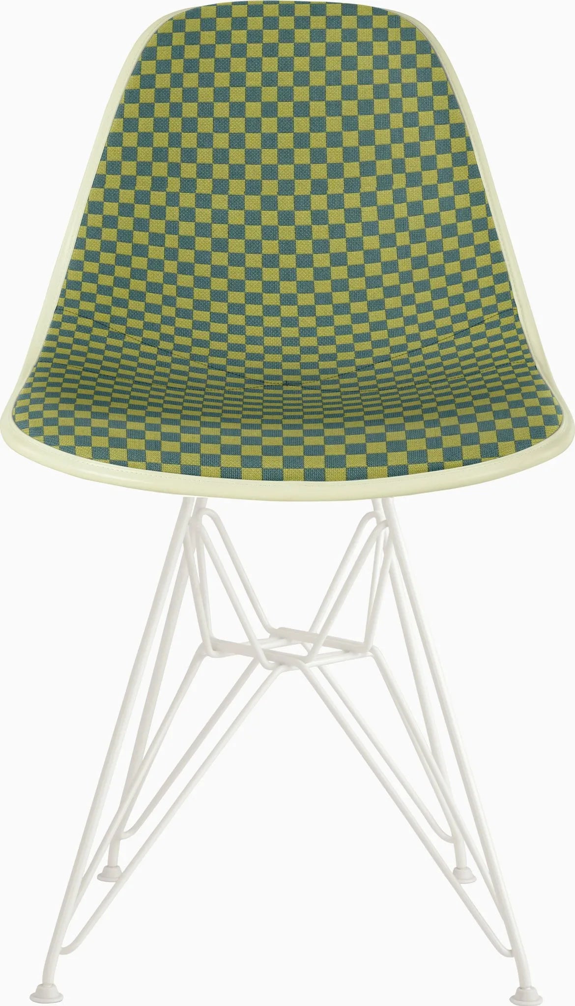 Eames Upholstered Molded Fiberglass Side Chair