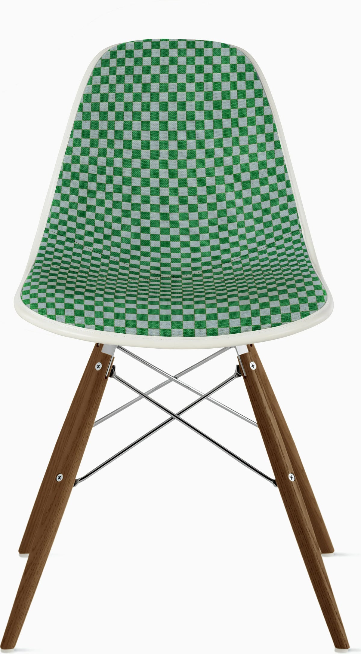 Eames Upholstered Molded Plastic Side Chair