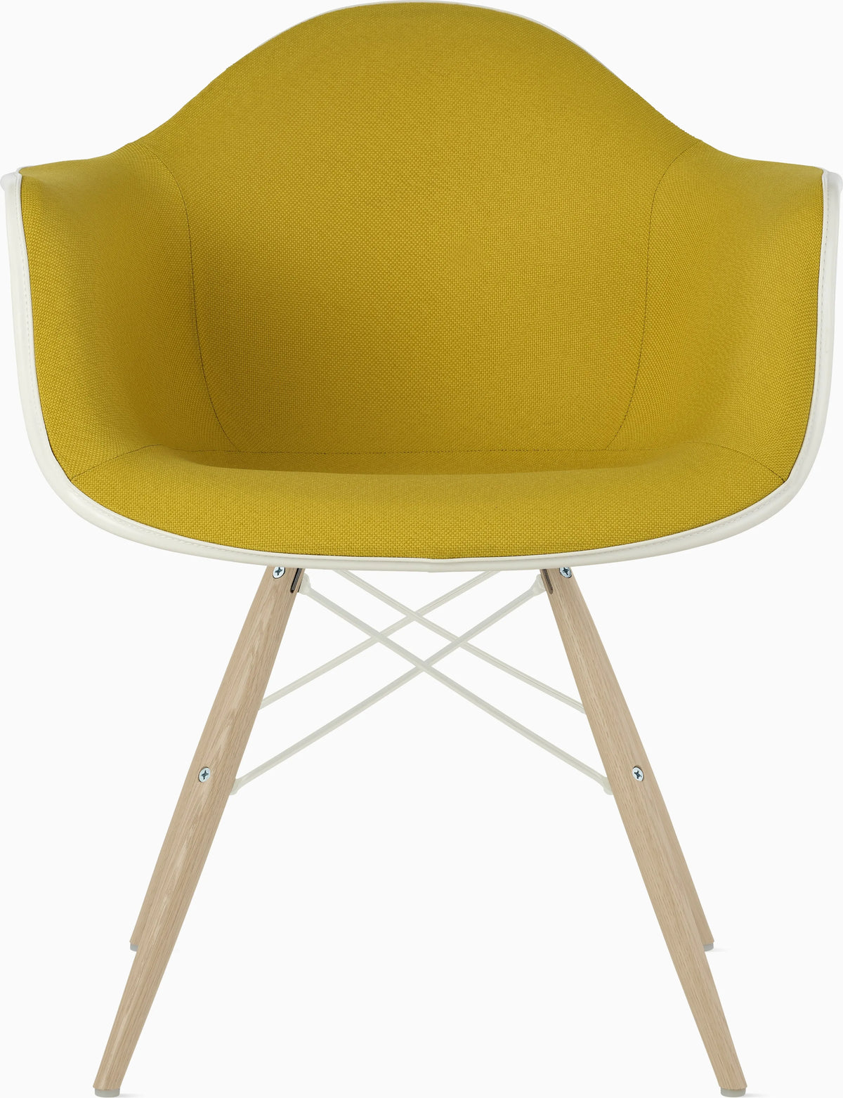 Eames Upholstered Molded Plastic Armchair