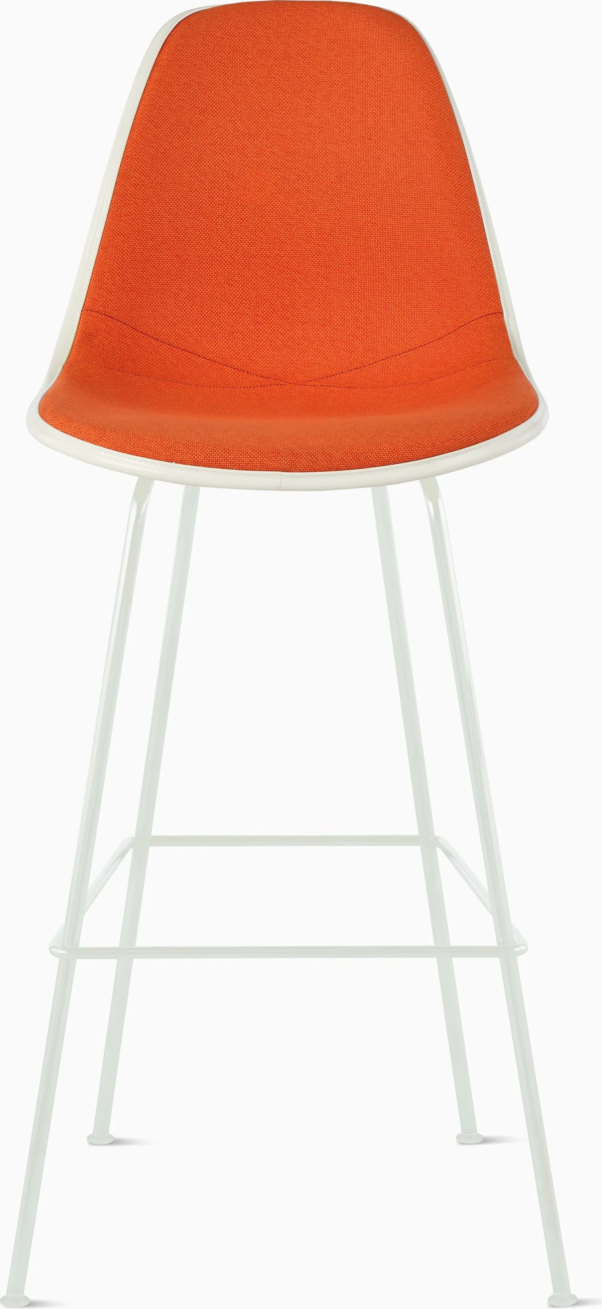 Eames Upholstered Molded Plastic Stool