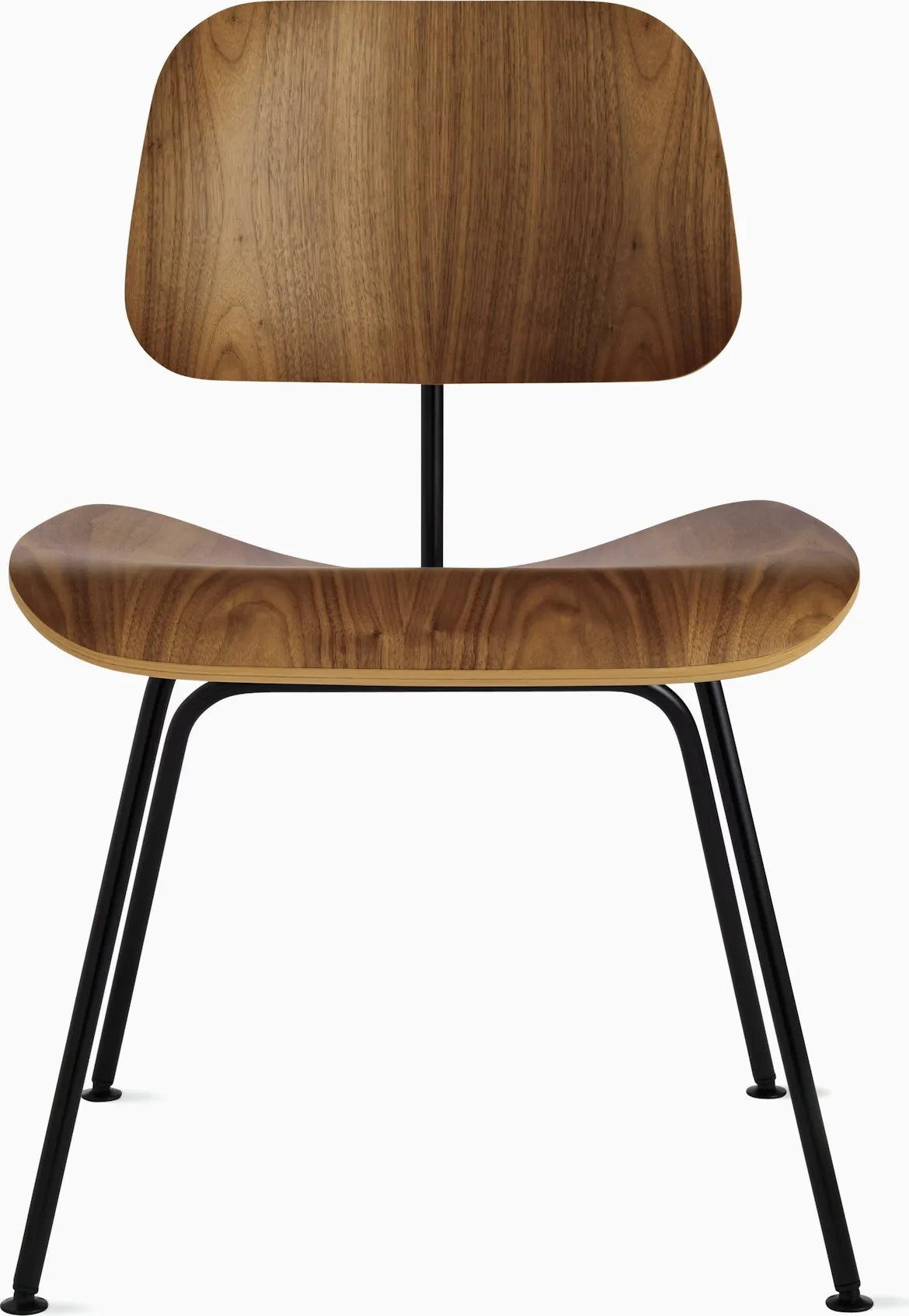 Eames Molded Plywood Dining Chair Metal Base (DCM), Upholstered