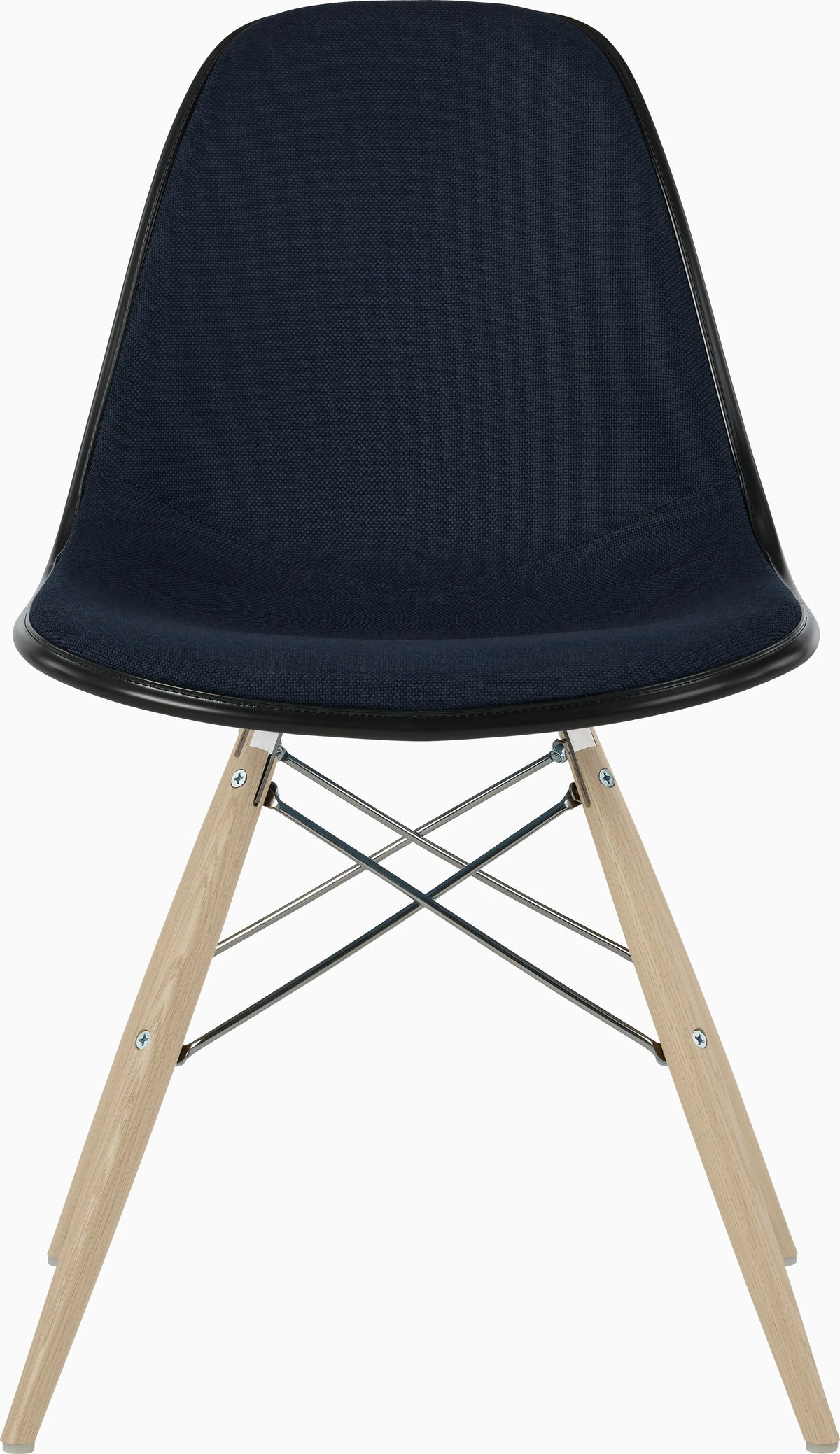 Eames Upholstered Molded Plastic Side Chair