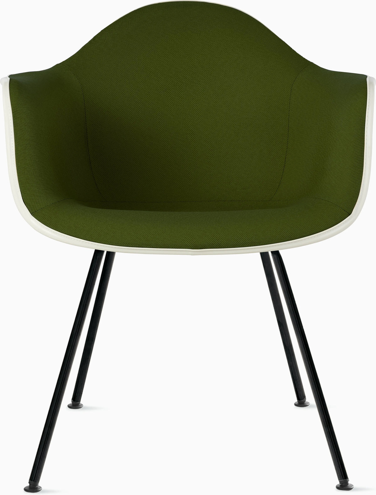 Eames Upholstered Molded Plastic Armchair