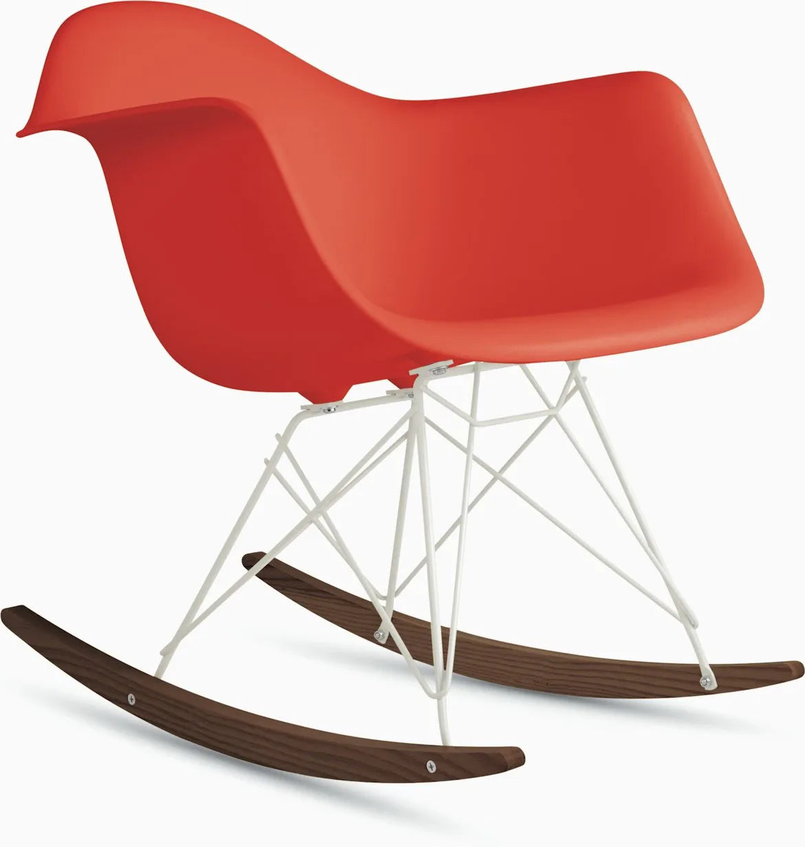Eames Molded Plastic Armchair, Rocker Base