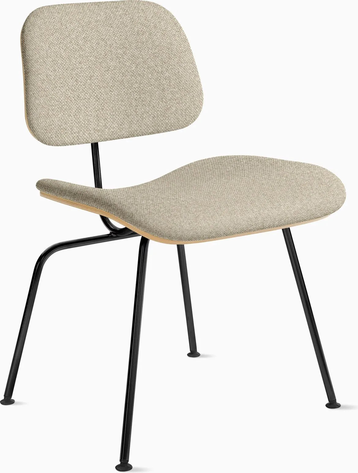 Eames Molded Plywood Dining Chair Metal Base (DCM), Non Upholstered