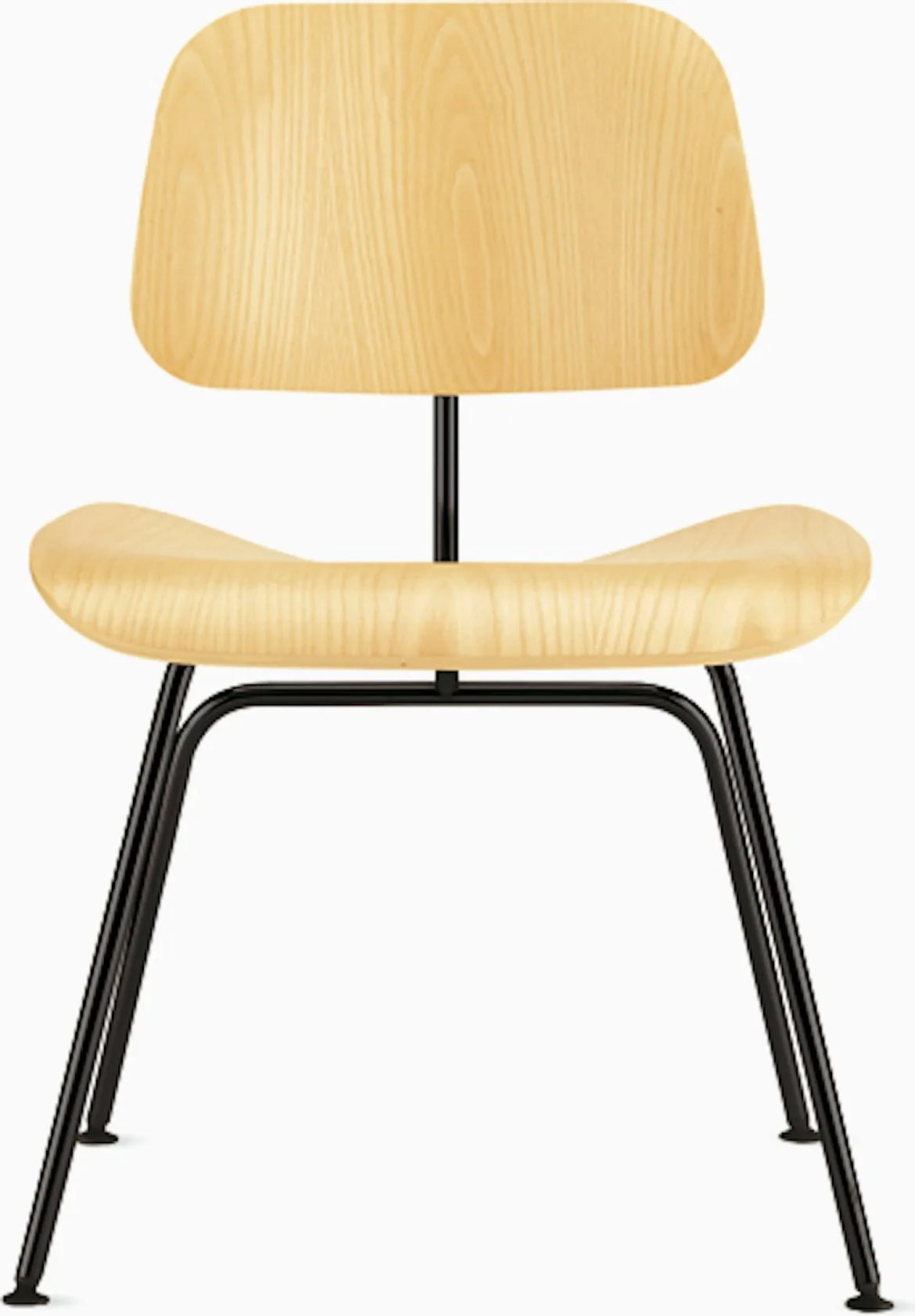 Eames Molded Plywood Dining Chair Metal Base (DCM), Upholstered