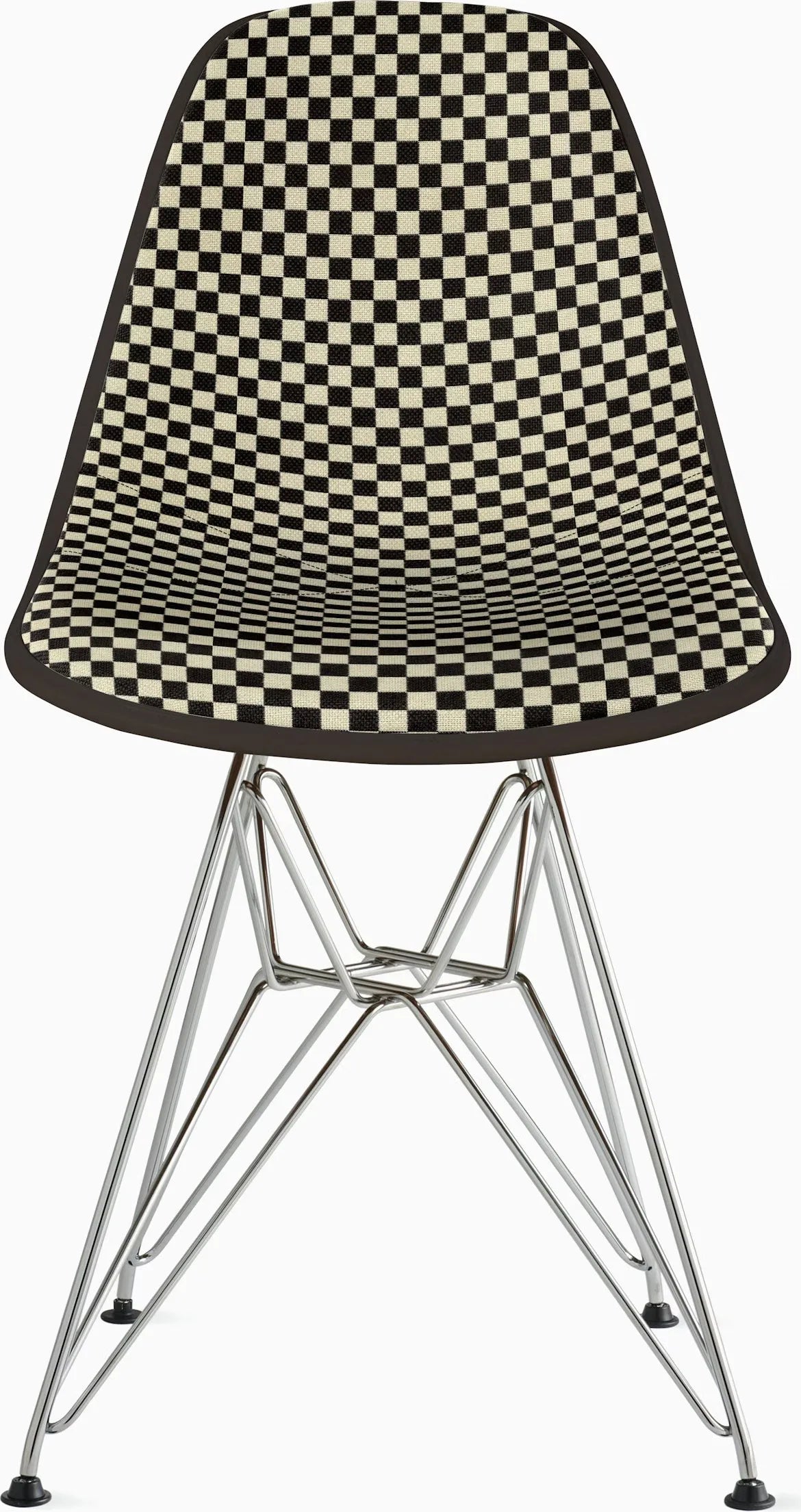 Eames Upholstered Molded Plastic Side Chair