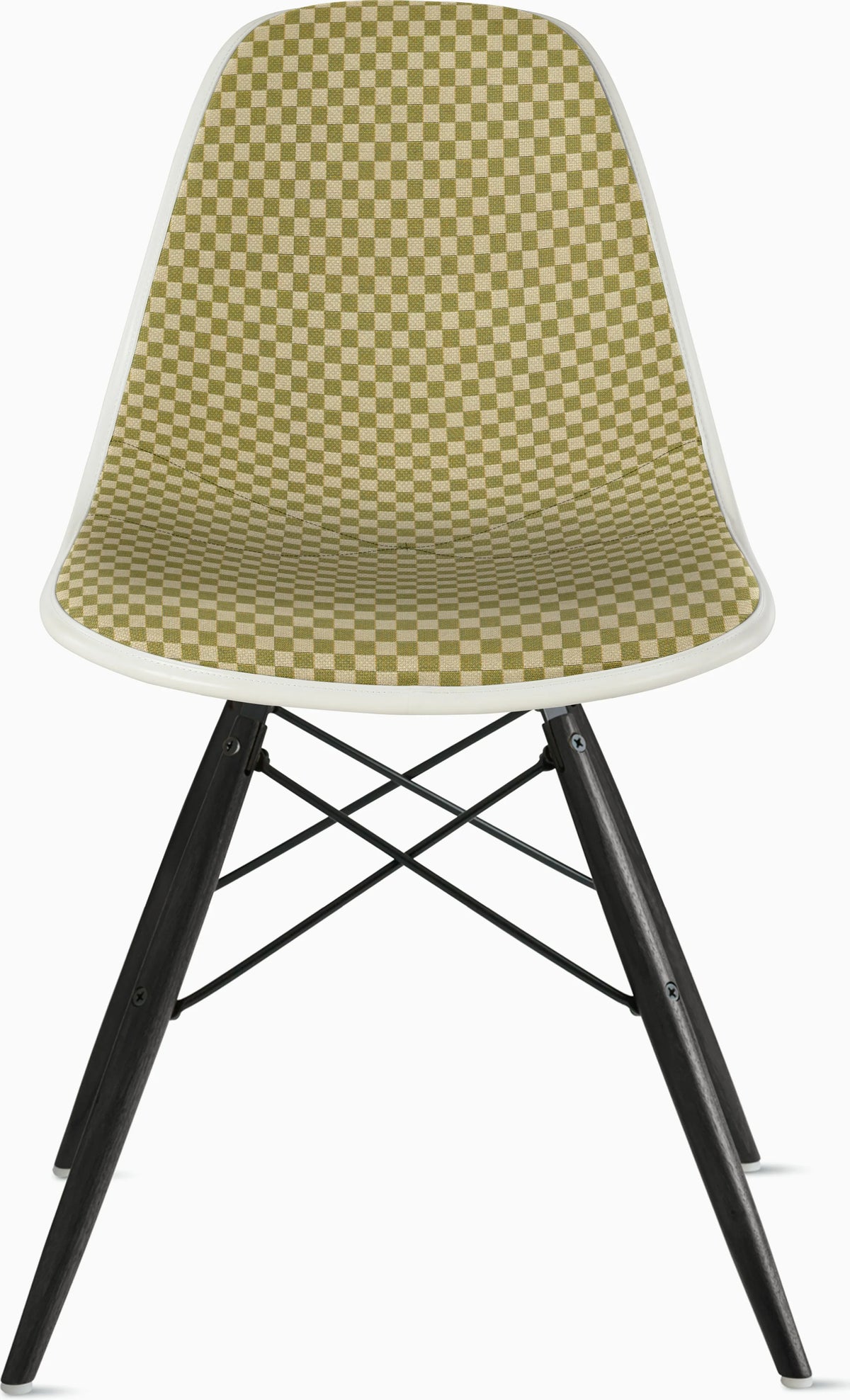 Eames Upholstered Molded Plastic Side Chair
