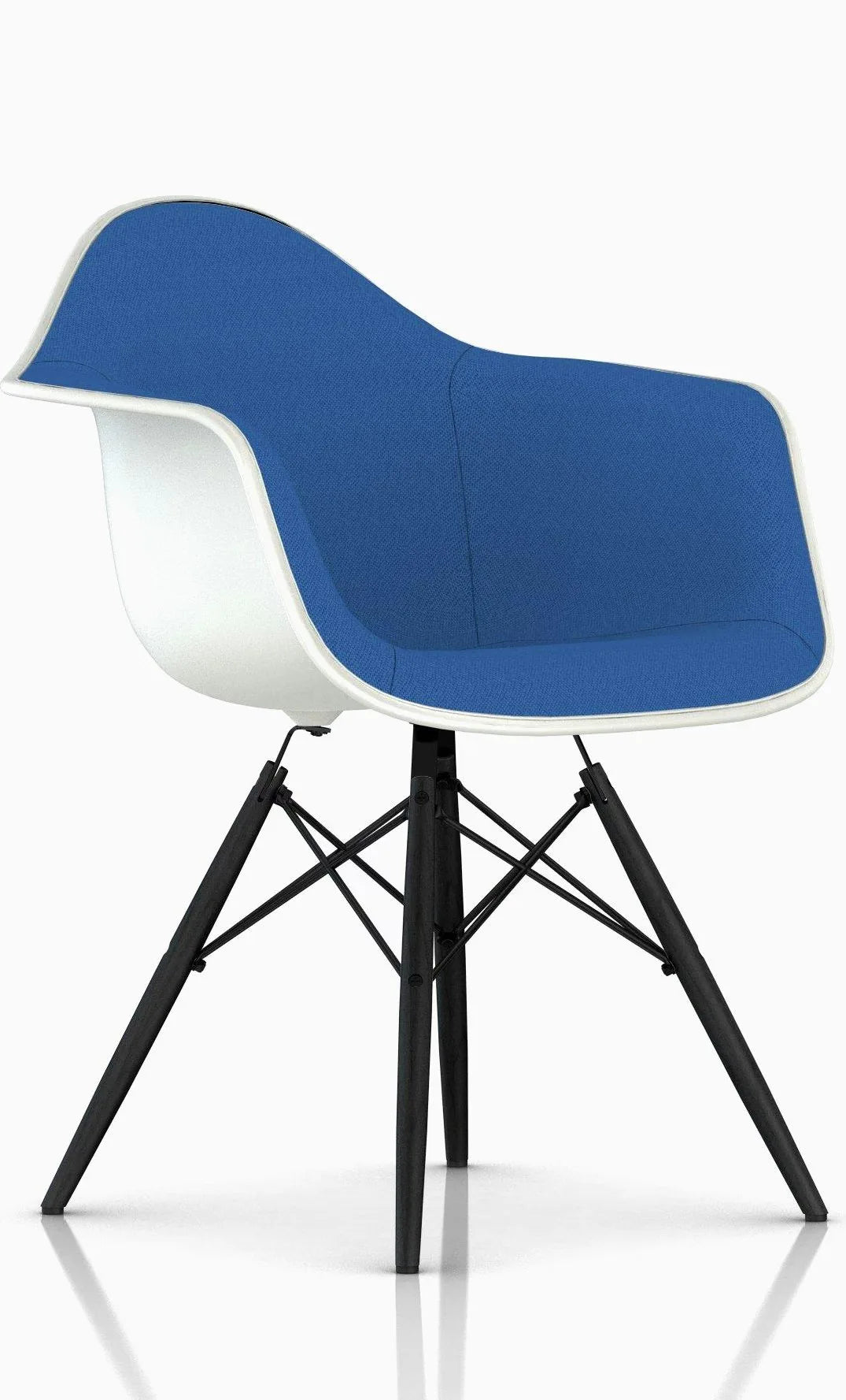 Eames Upholstered Molded Plastic Armchair