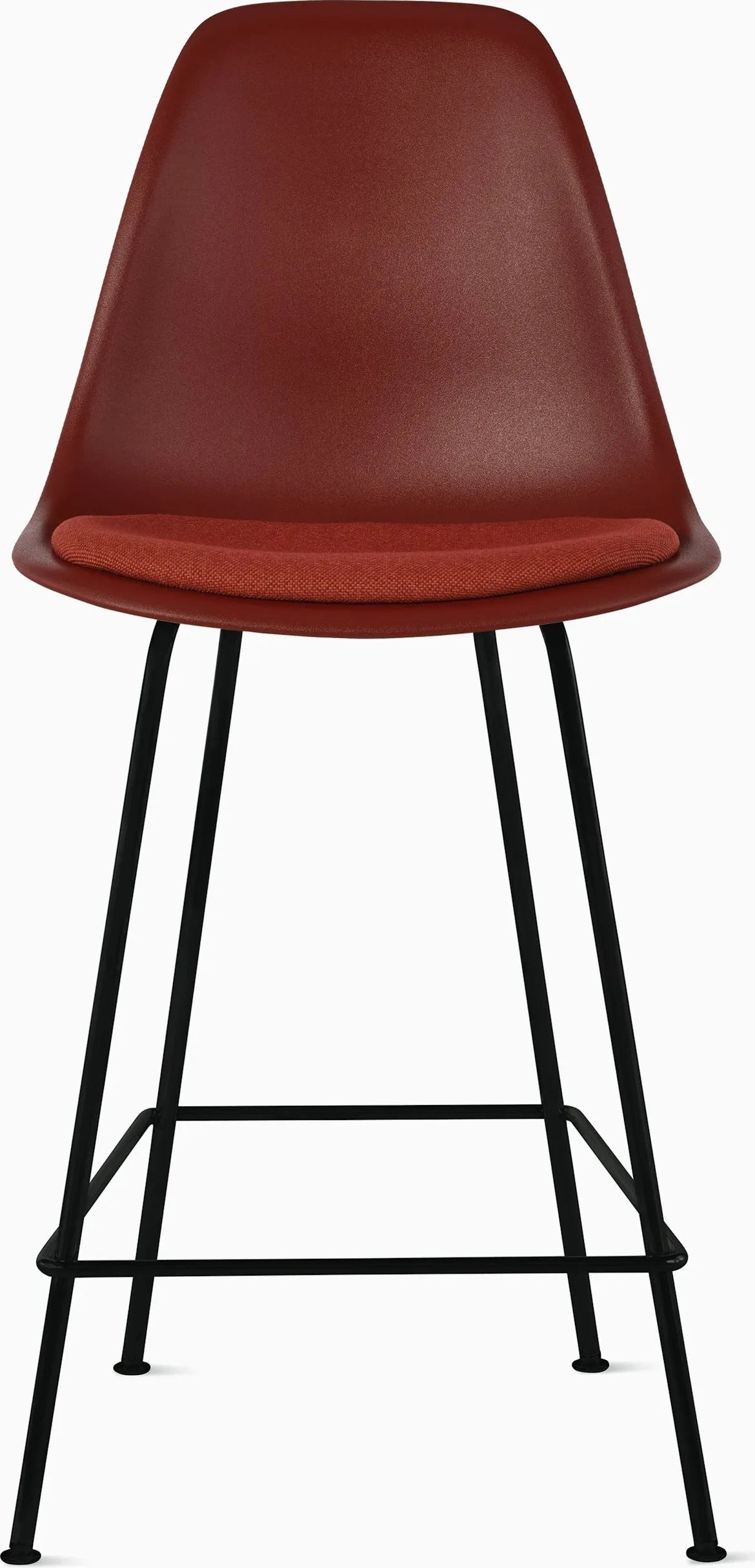 Eames Molded Plastic Stool with Seat Pad