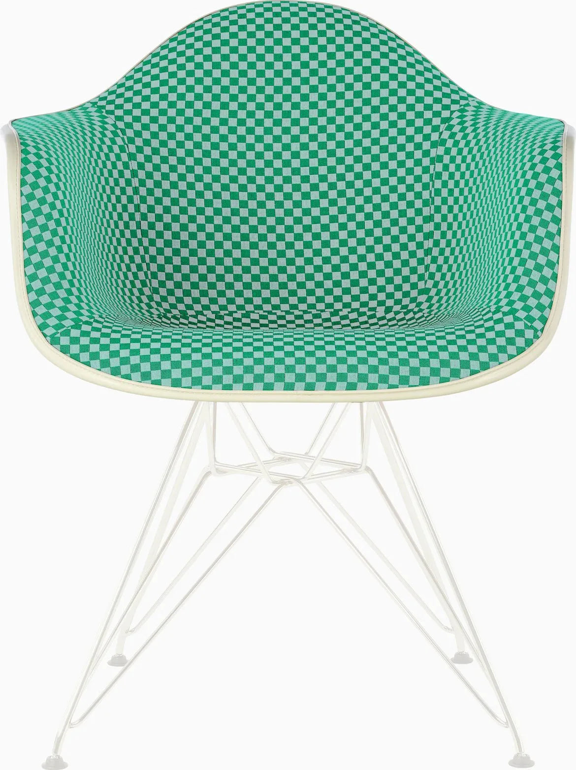 Eames Upholstered Molded Plastic Armchair