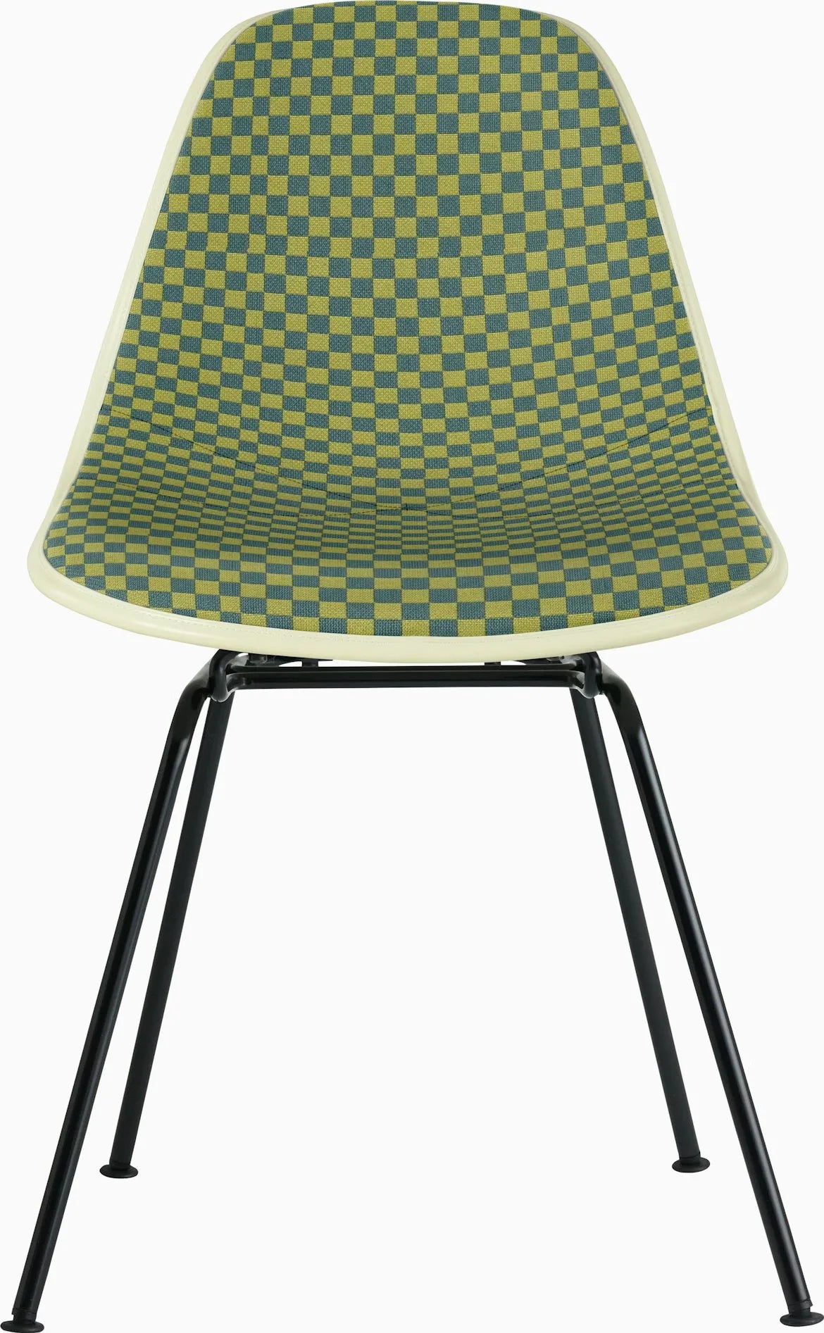 Eames Upholstered Molded Fiberglass Side Chair