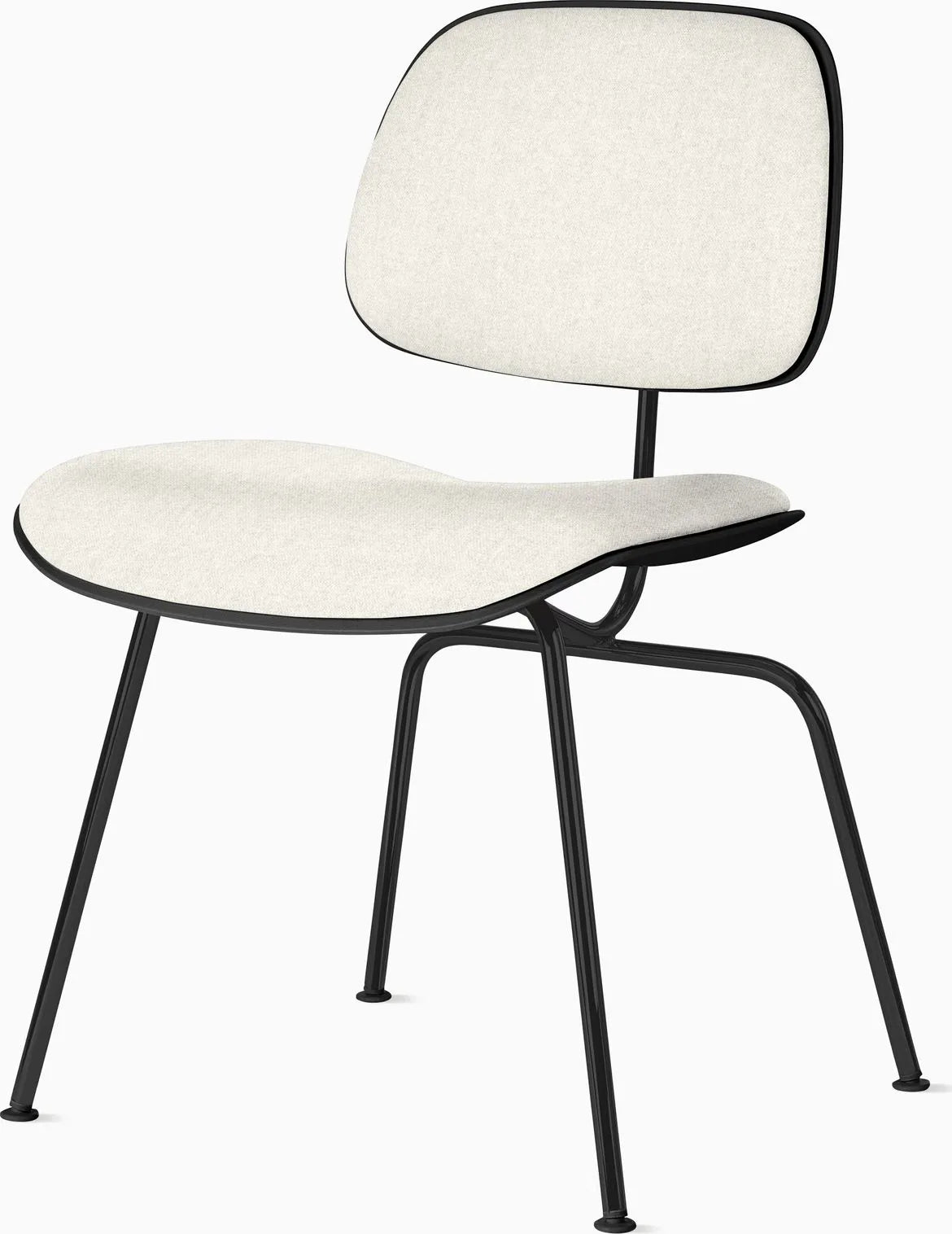 Eames Molded Plastic Dining Chair (EC-127), Upholstered