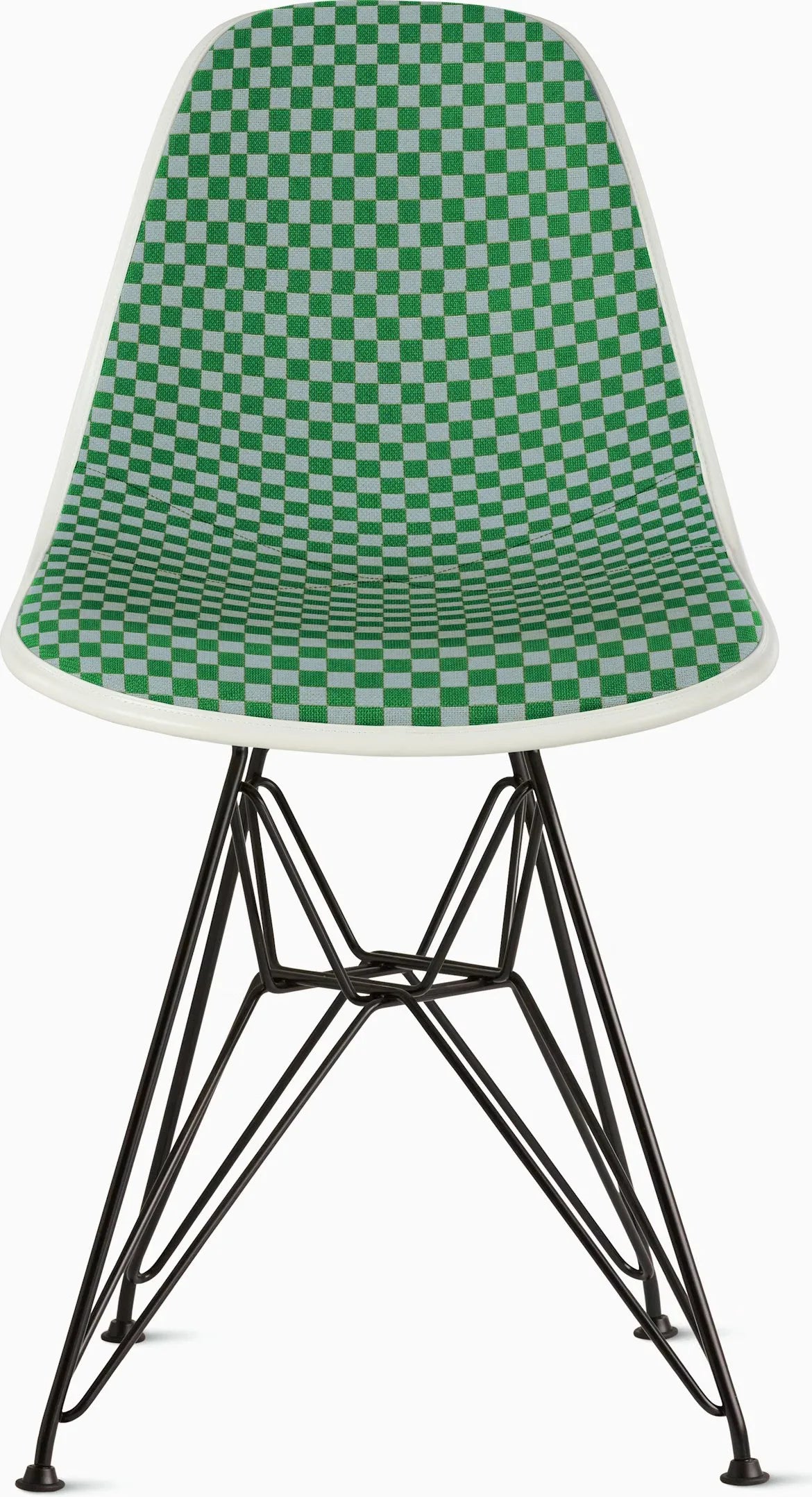 Eames Upholstered Molded Plastic Side Chair