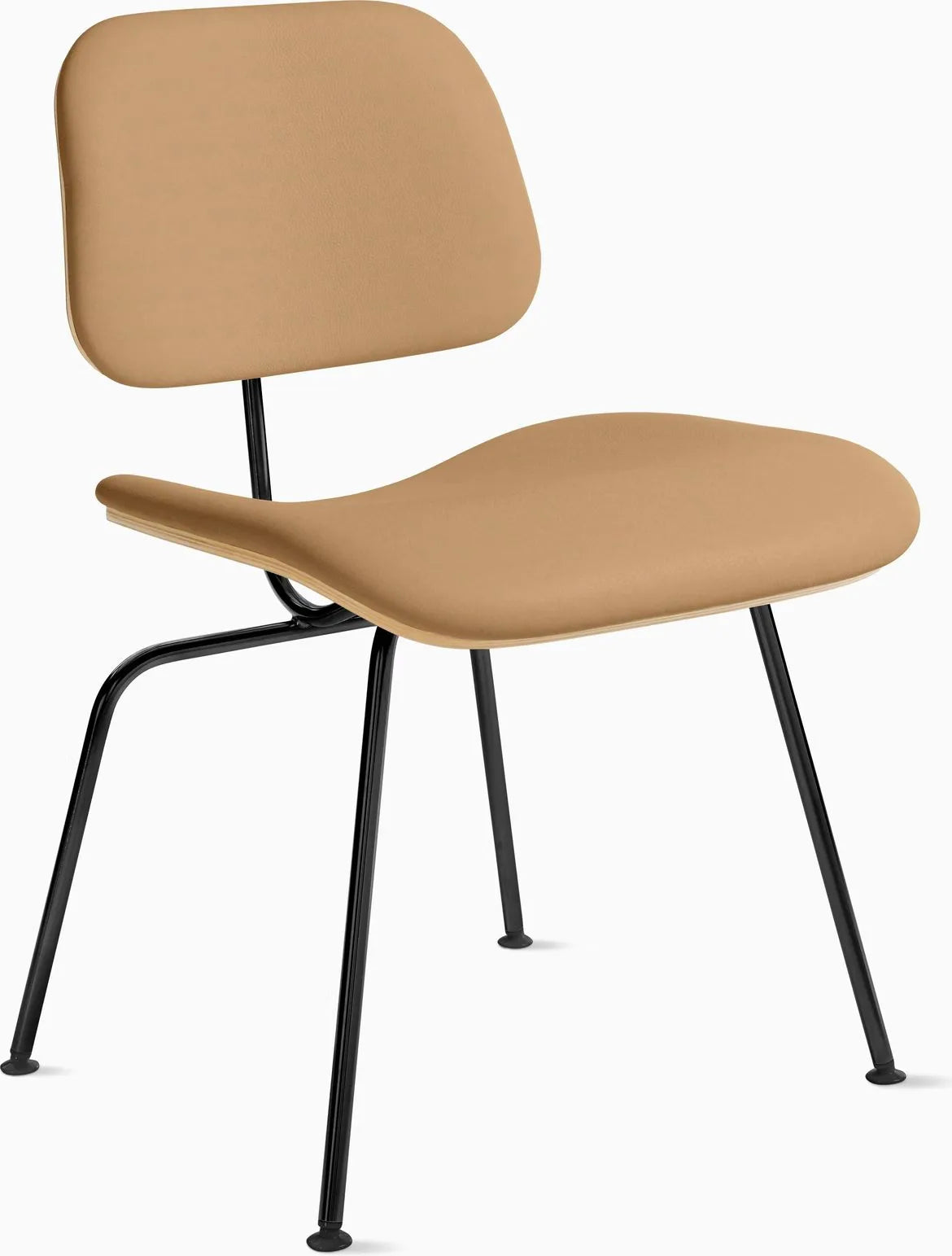 Eames Molded Plywood Dining Chair Metal Base (DCM), Non Upholstered