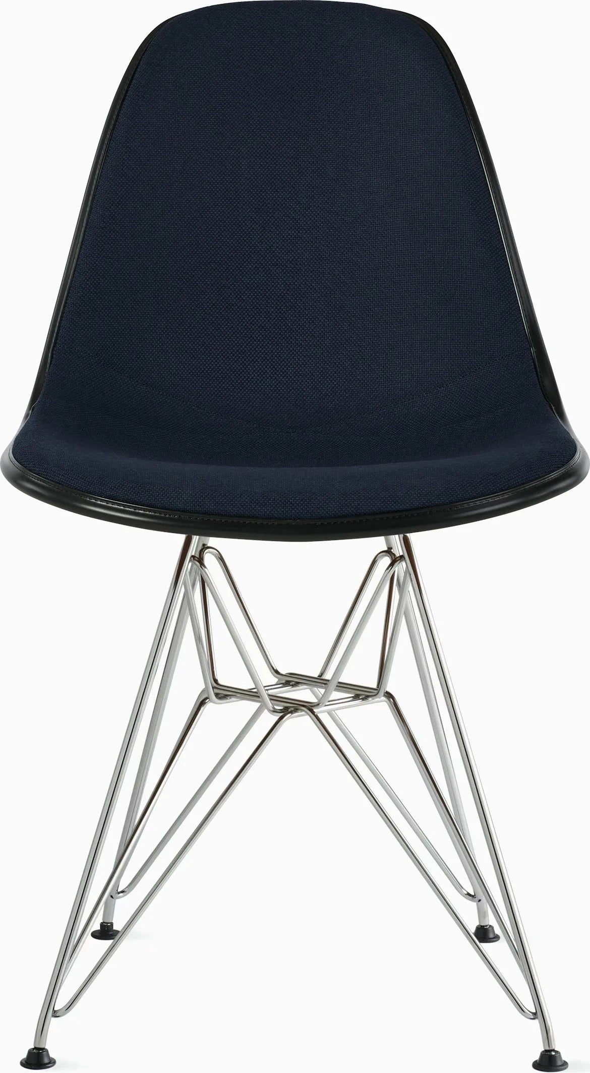 Eames Upholstered Molded Plastic Side Chair