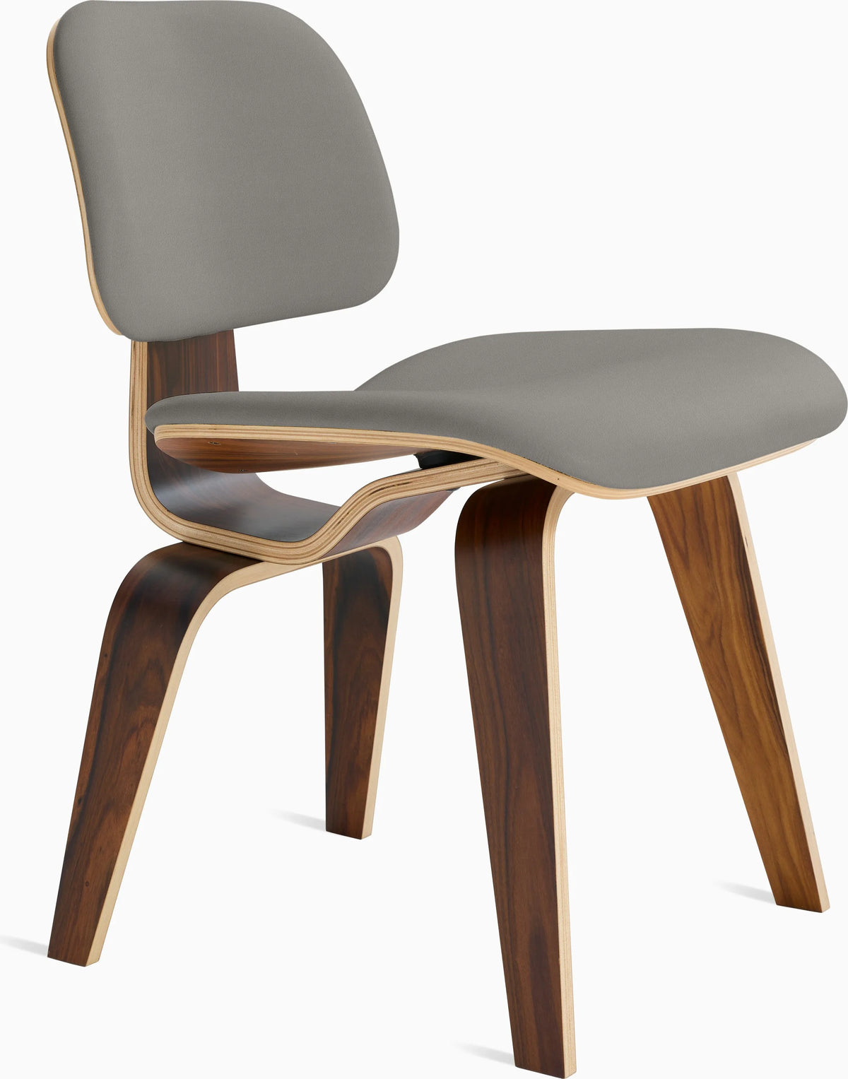Eames Molded Plywood Dining Chair Wood Base (DCW), Non Upholstered