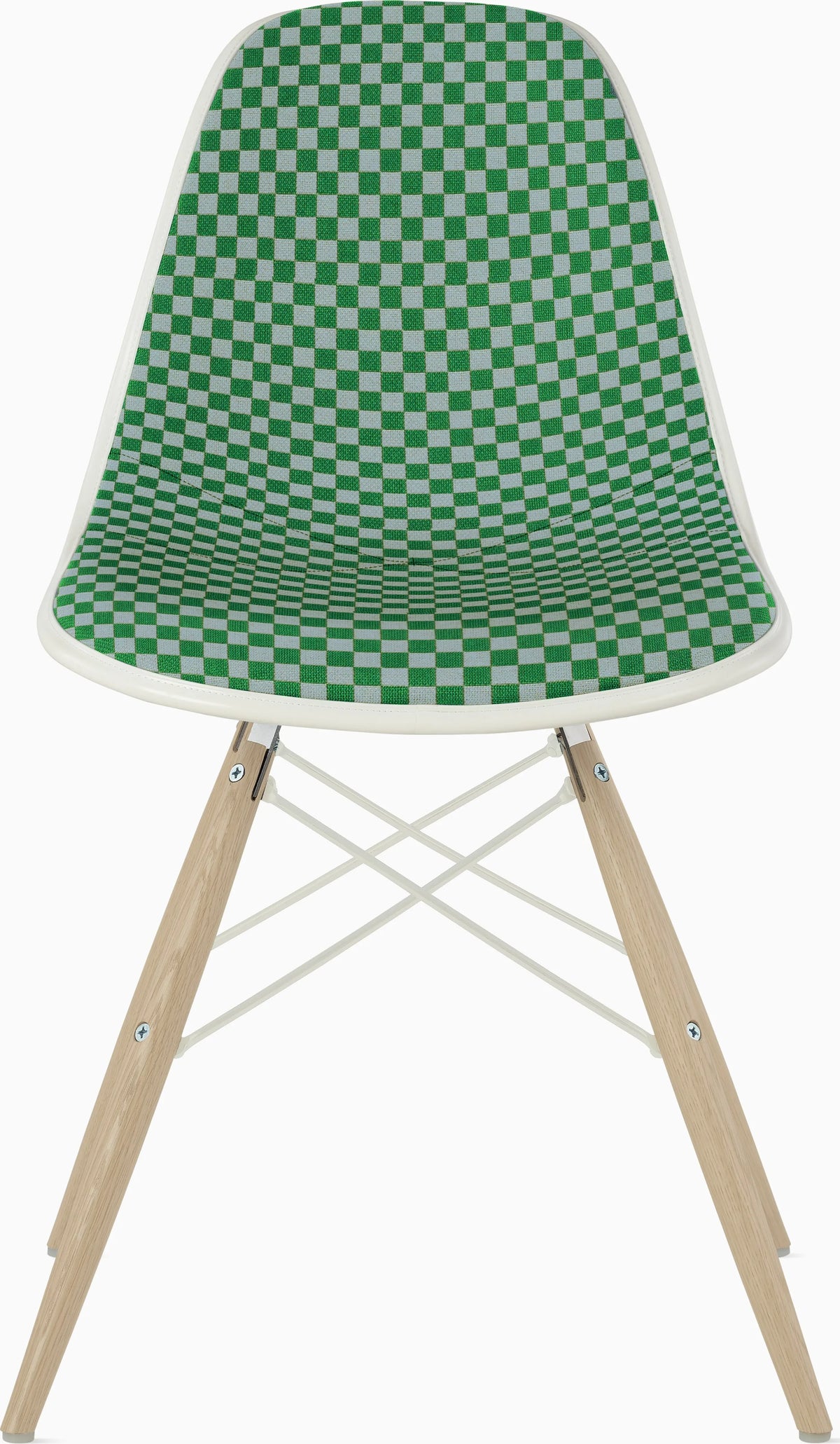Eames Upholstered Molded Plastic Side Chair