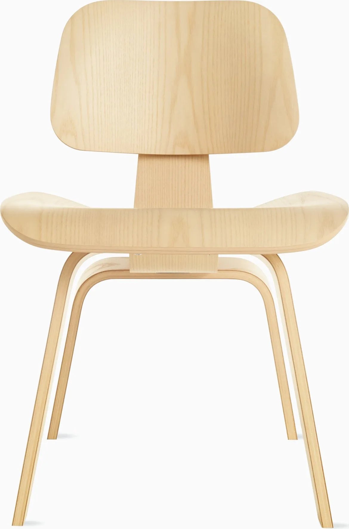 Eames Molded Plywood Dining Chair Wood Base (DCW), Upholstered