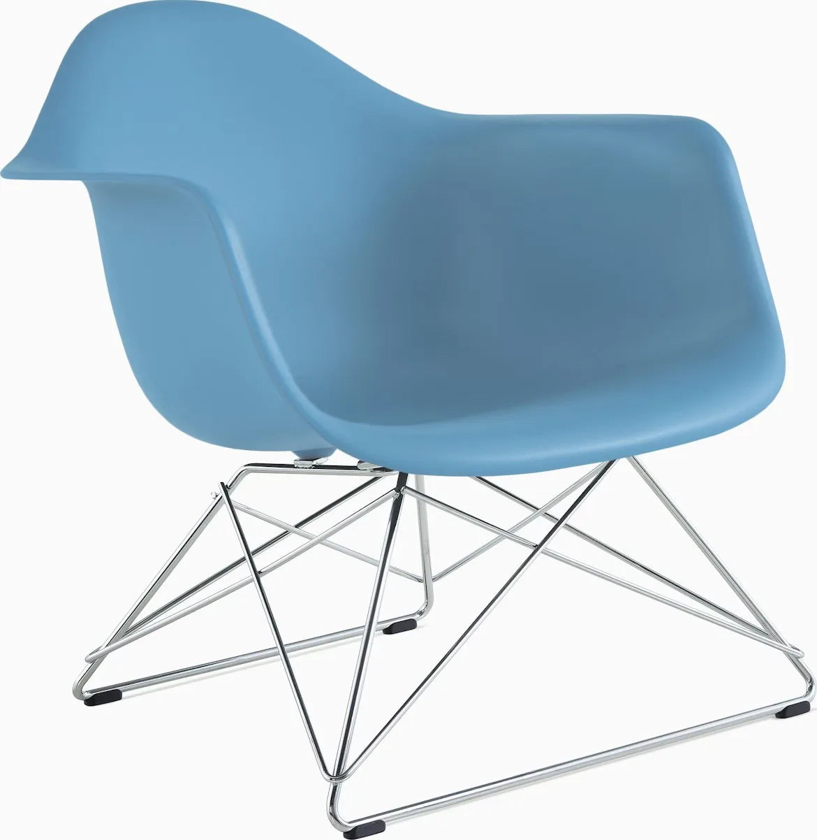 Eames Molded Plastic Low Wire Base Armchair