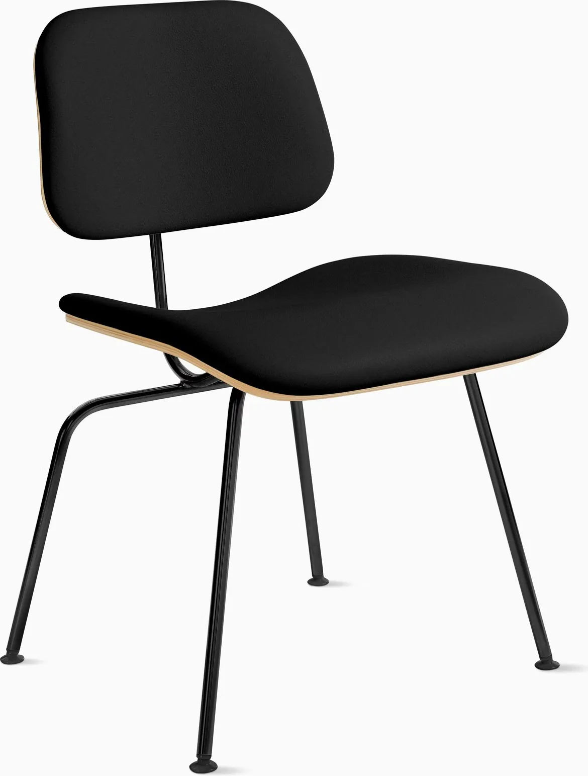 Eames Molded Plywood Dining Chair Metal Base (DCM), Non Upholstered