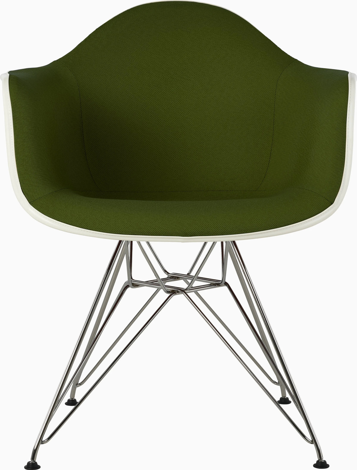 Eames Upholstered Molded Plastic Armchair