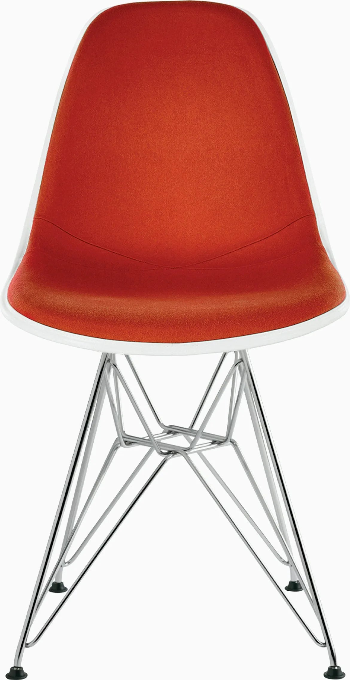 Eames Upholstered Molded Plastic Side Chair