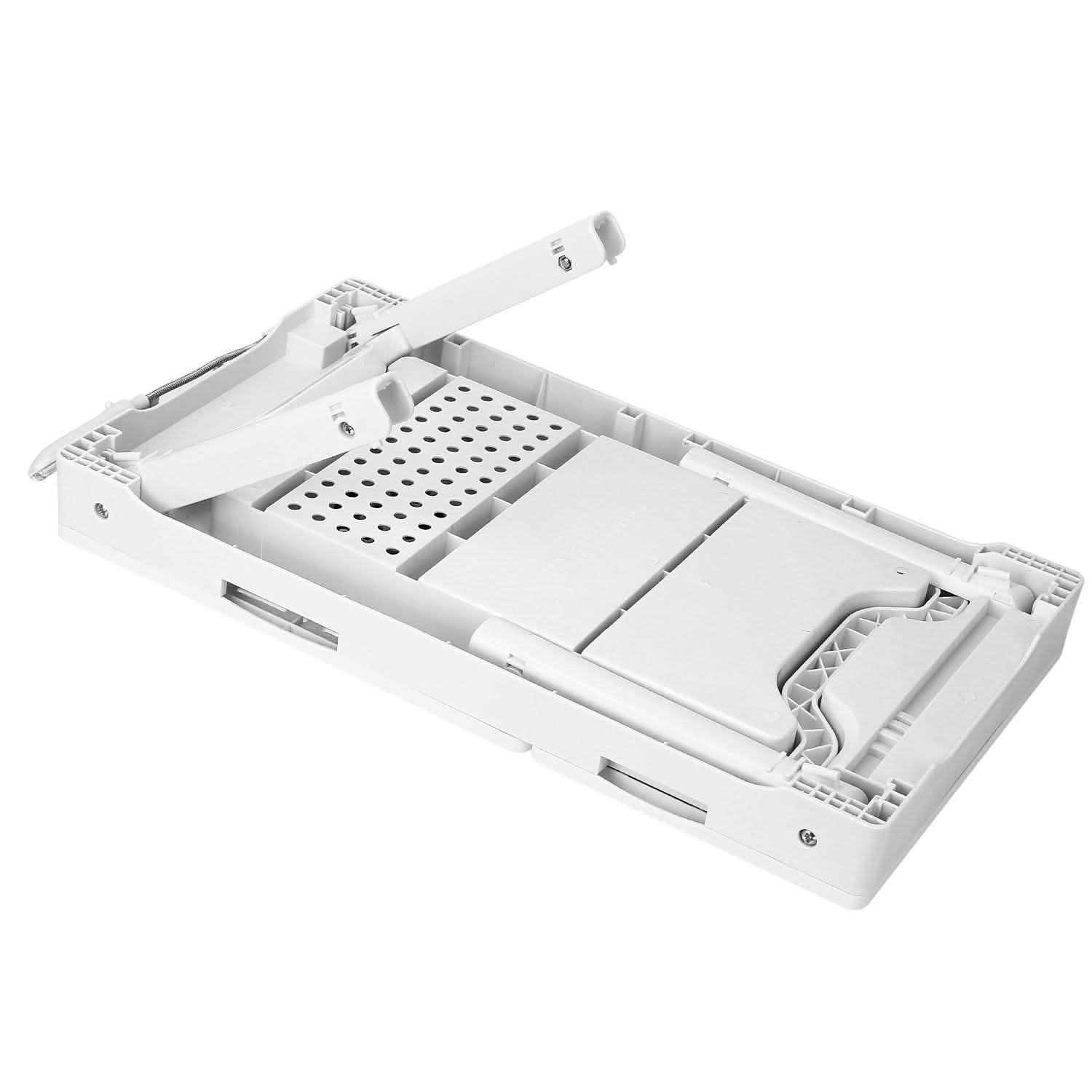 Foldable Laptop Desk with Cooling Fan & Mouse Board